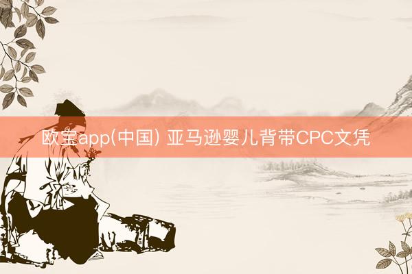 欧宝app(中国) 亚马逊婴儿背带CPC文凭